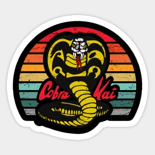 cobra kai karate kid Sticker